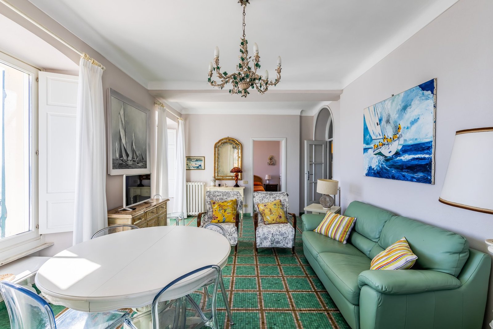 Apartment On The Beach With Unparalleled Sea View Apartment in Alassio, Liguria, Italy