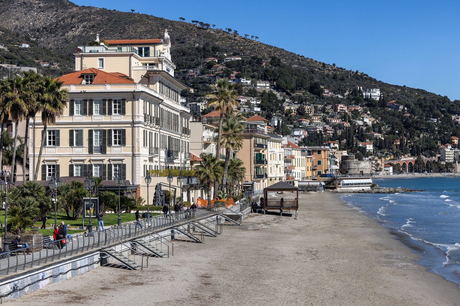 Apartment On The Beach With Unparalleled Sea View Apartment in Alassio, Liguria, Italy