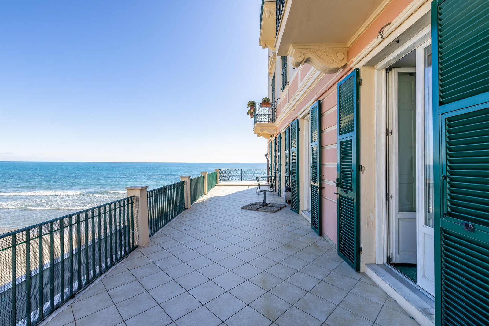 Apartment On The Beach With Unparalleled Sea View Apartment in Alassio, Liguria, Italy