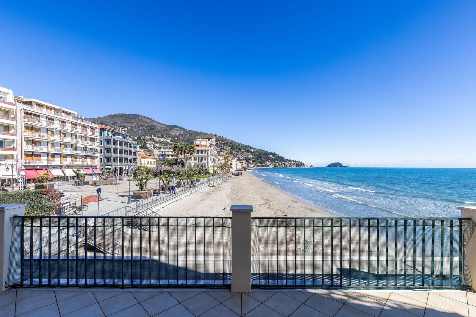 Apartment On The Beach With Unparalleled Sea View Apartment in Alassio, Liguria, Italy