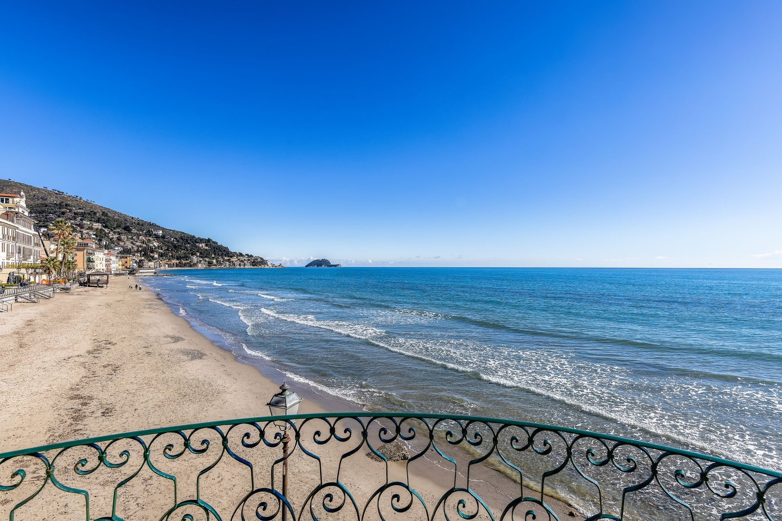 Apartment On The Beach With Unparalleled Sea View Apartment in Alassio, Liguria, Italy