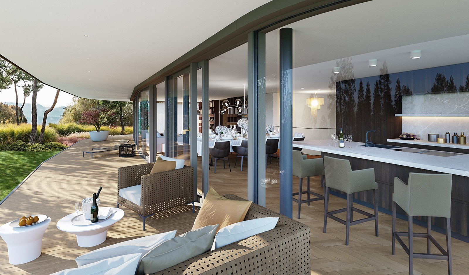 Exclusive Living Above Lake Zurich Apartment in Feusisberg, Schwyz, Switzerland