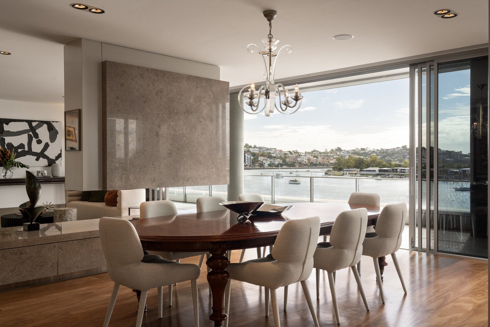 One Pier The Ultimate Single Level Penthouse With Unrivalled 52m North East River Frontage Apartment in Newstead, Queensland, Australia