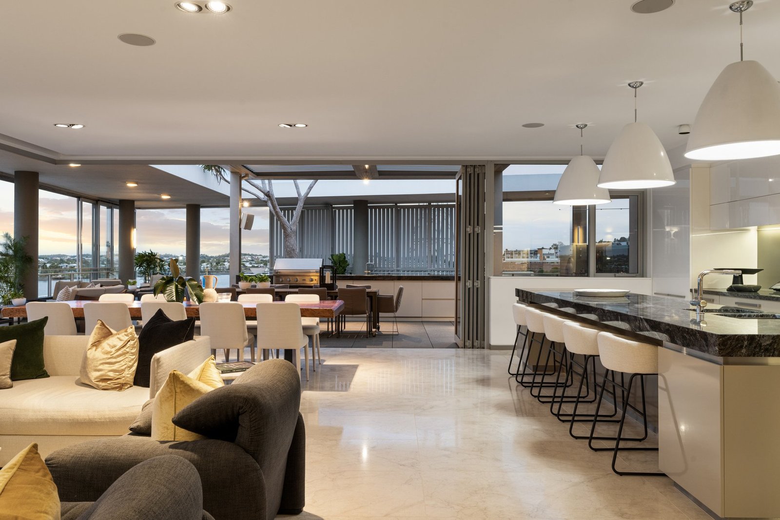 One Pier The Ultimate Single Level Penthouse With Unrivalled 52m North East River Frontage Apartment in Newstead, Queensland, Australia