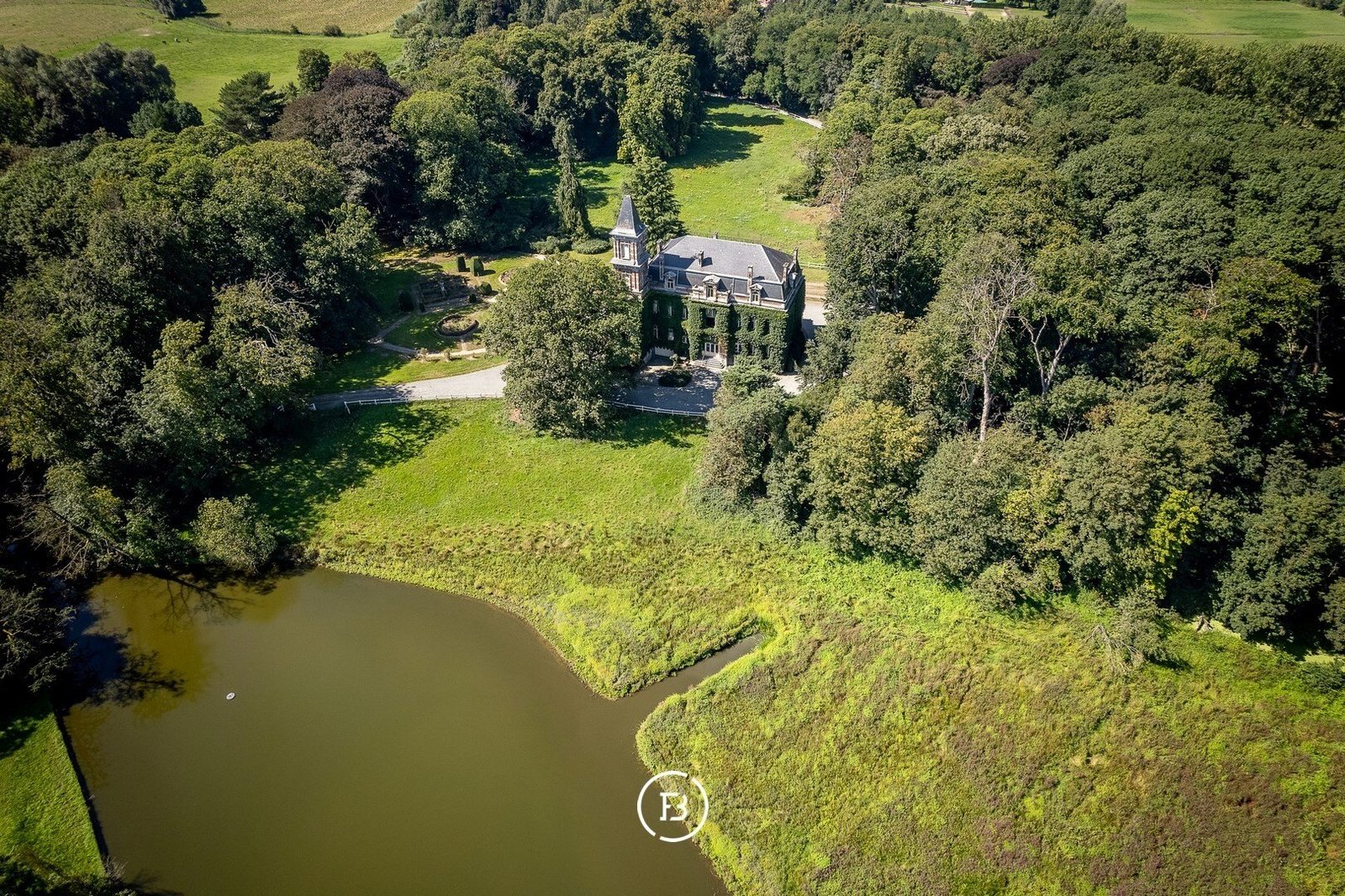 Runenborg Castle Castle in Destelbergen, Flanders, Belgium