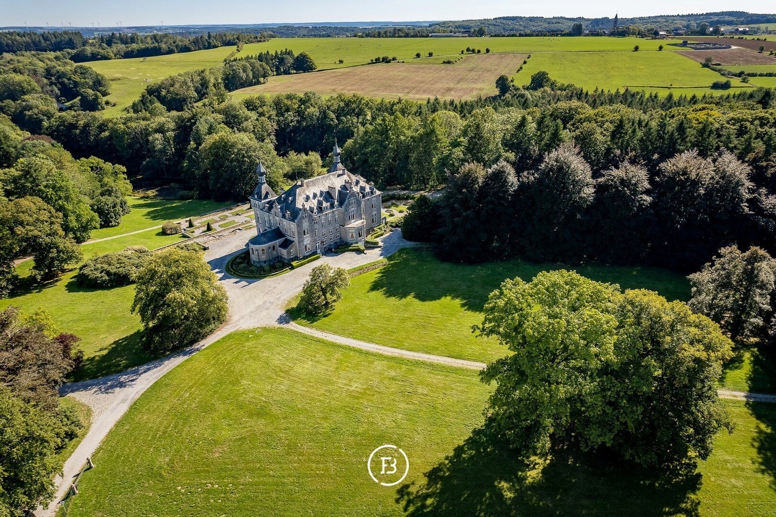 Castle Of Ostemerée Castle in Onhaye, Wallonia, Belgium
