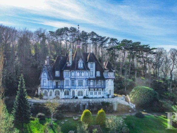 Castle in Trouville-sur-Mer, Normandy, France