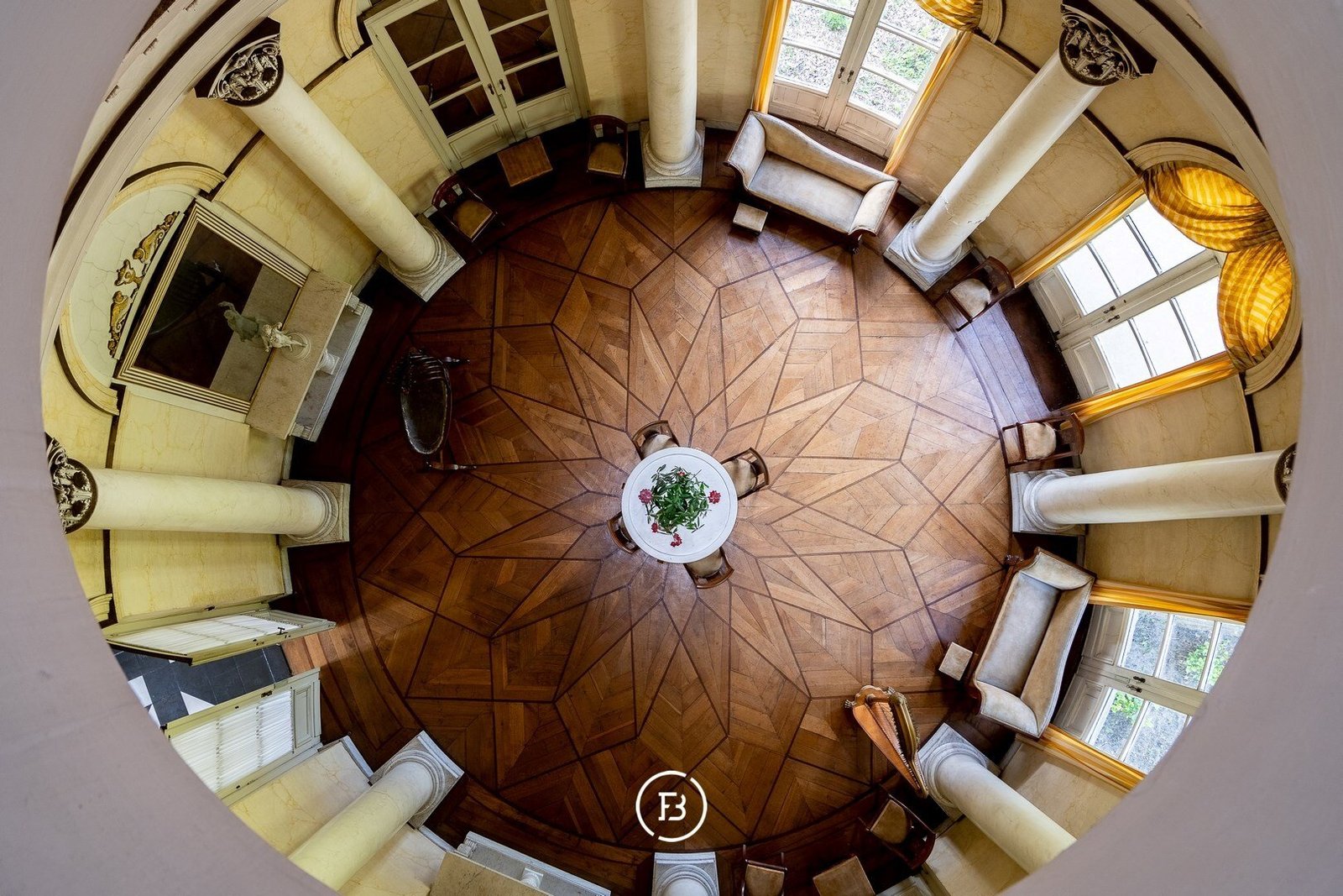 Castle Ortegat Castle in Waasmunster, Flanders, Belgium