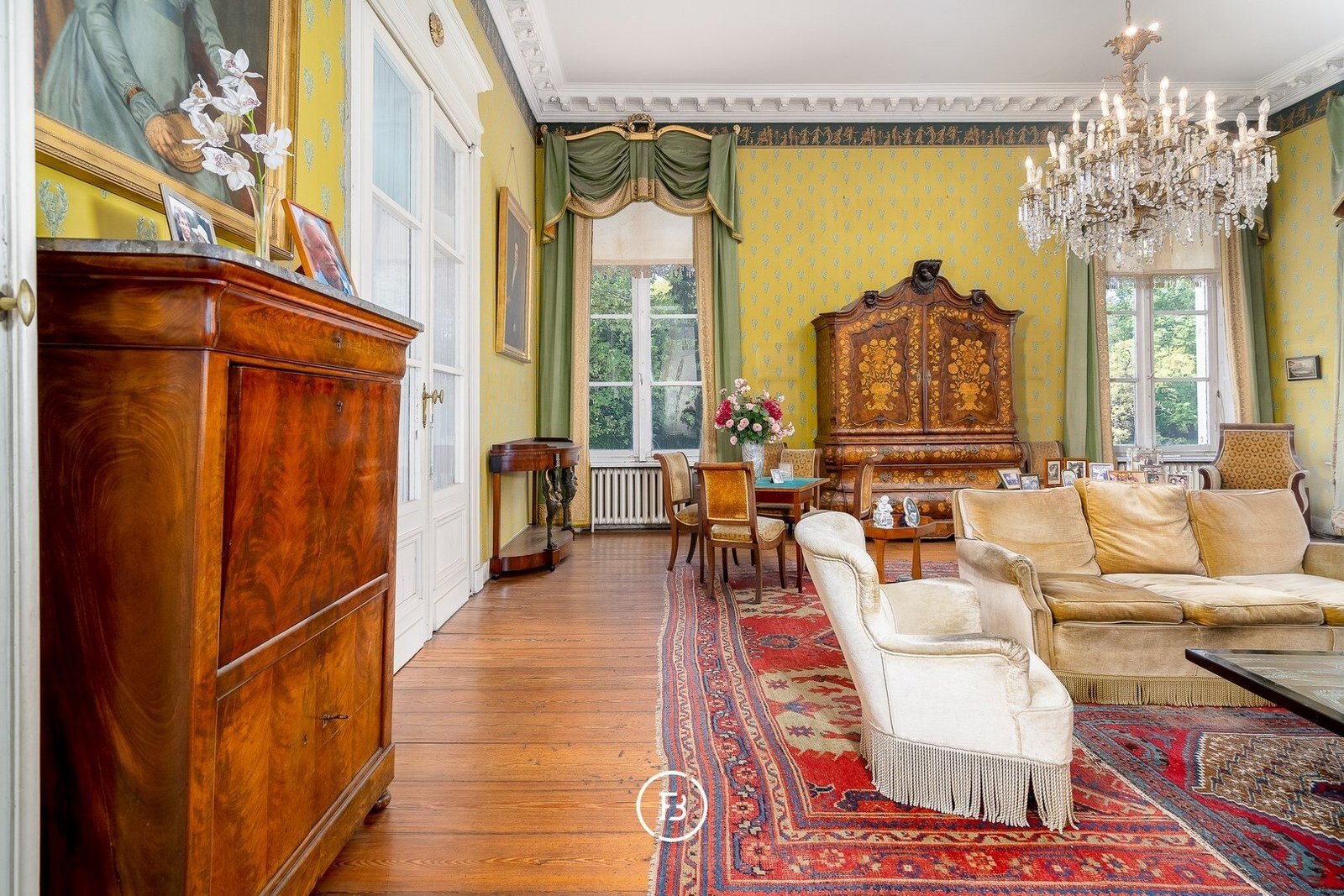 Castle Ortegat Castle in Waasmunster, Flanders, Belgium