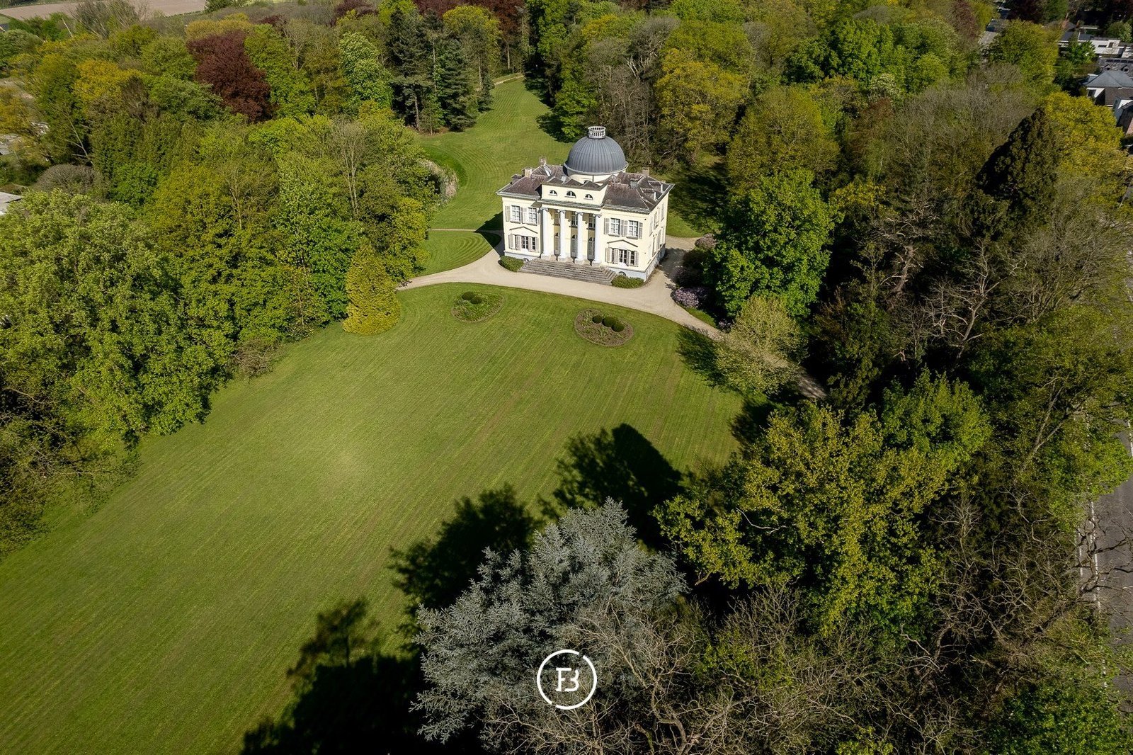 Castle Ortegat Castle in Waasmunster, Flanders, Belgium
