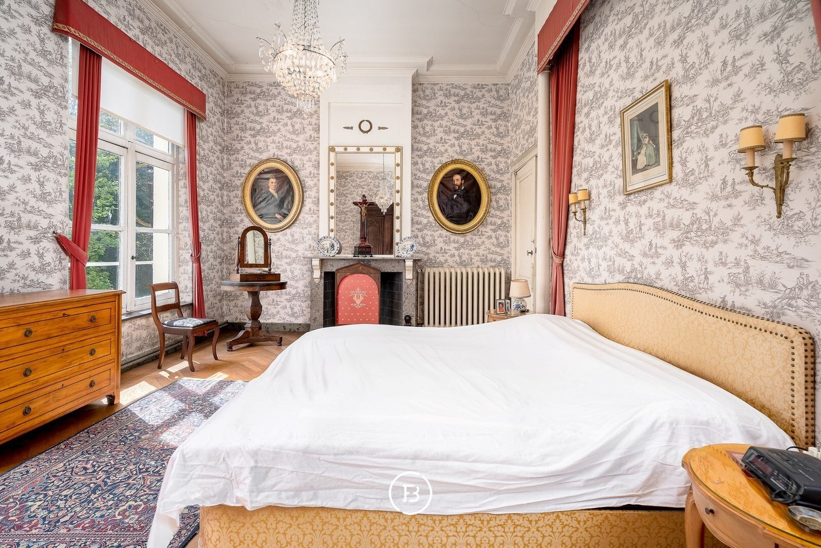 Castle Ortegat Castle in Waasmunster, Flanders, Belgium