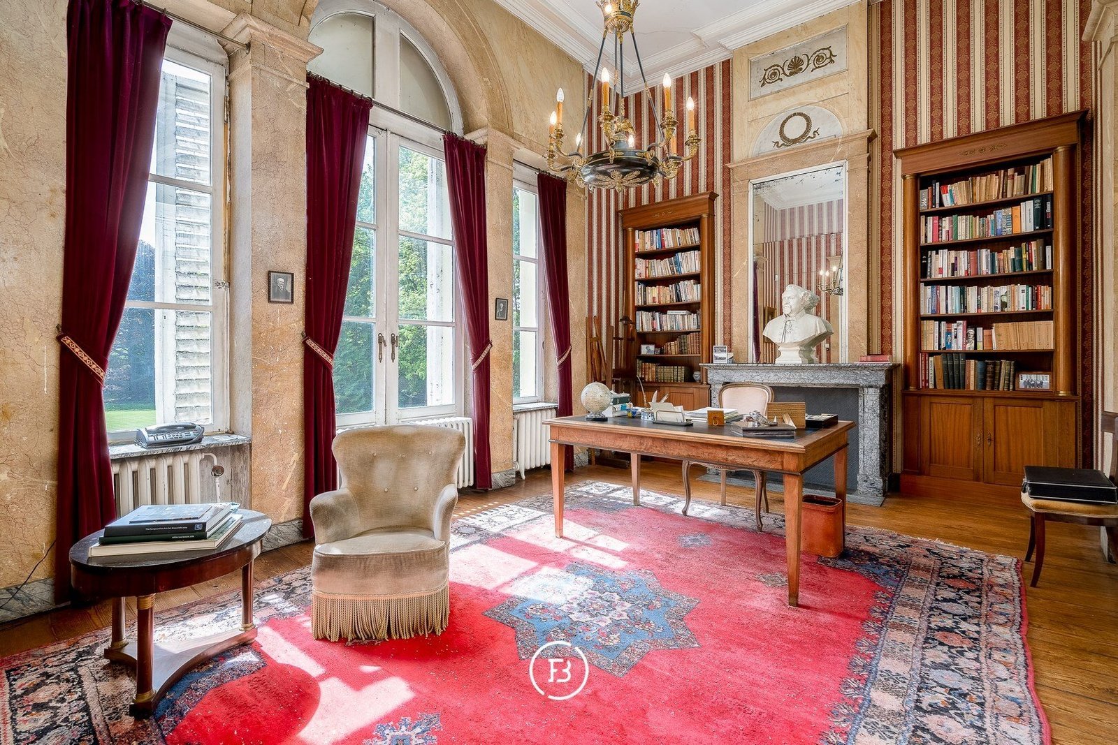 Castle Ortegat Castle in Waasmunster, Flanders, Belgium