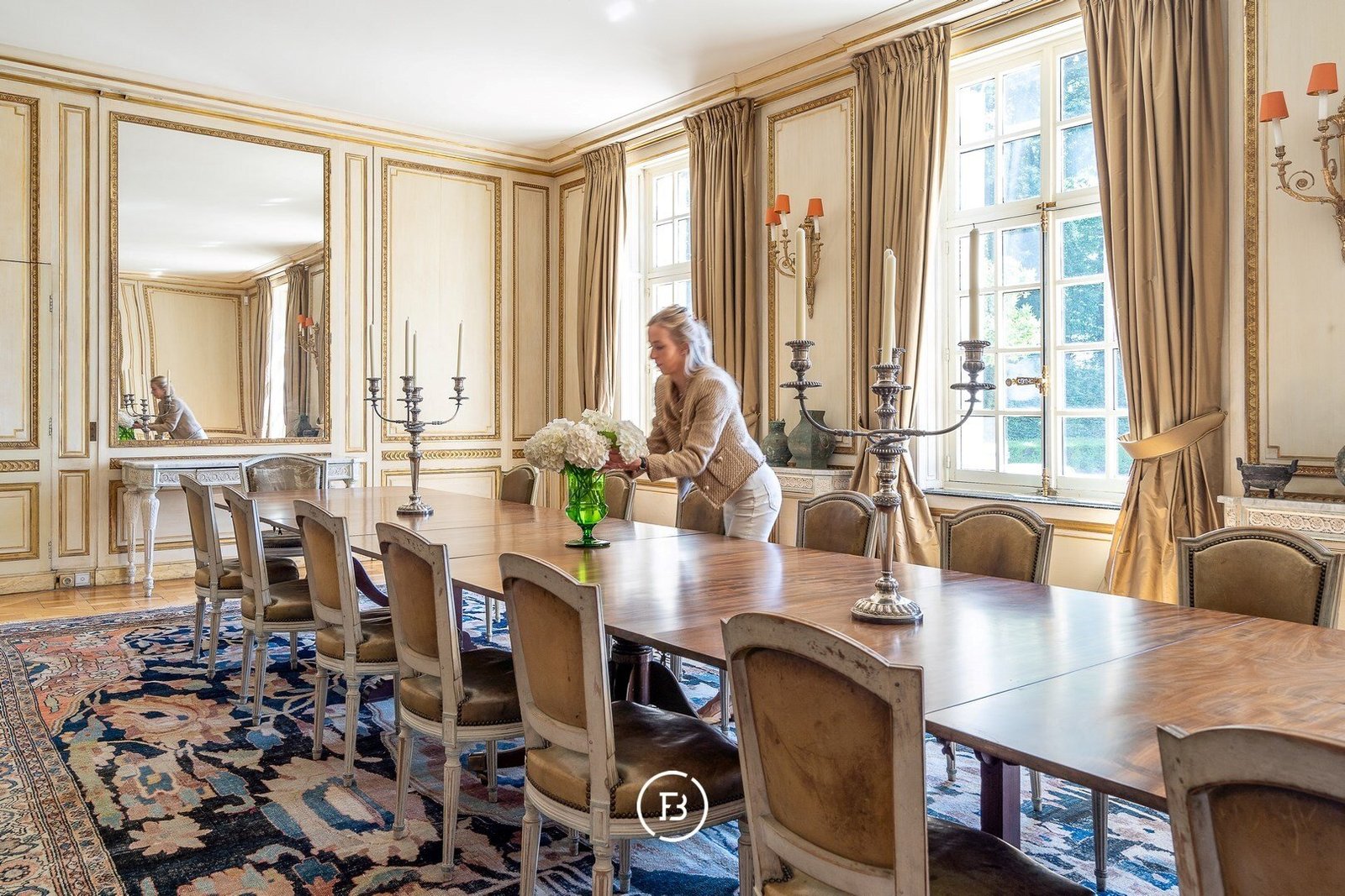 Castle Les Gobelets Castle in Waasmunster, Flanders, Belgium