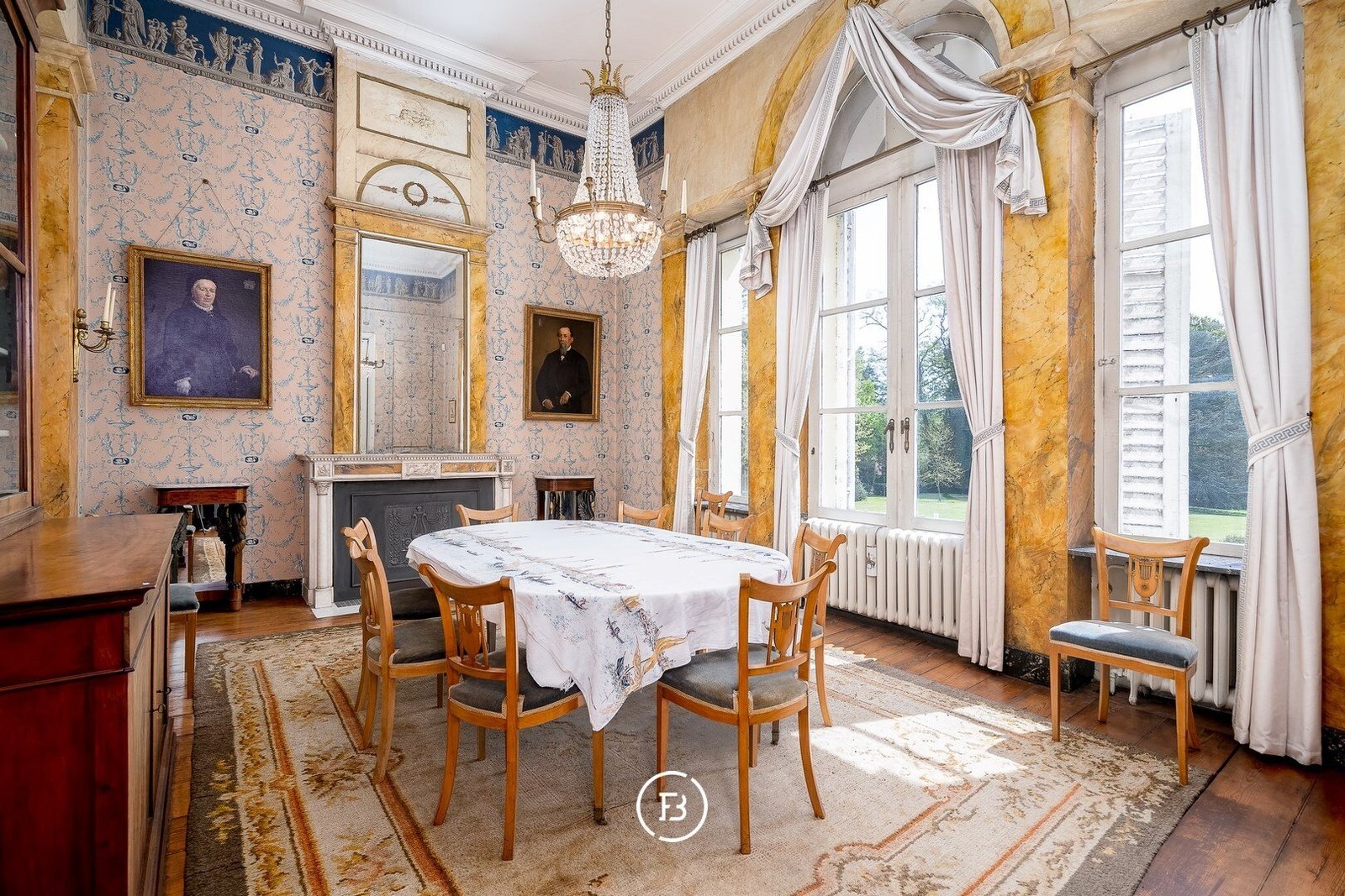 Castle Ortegat Castle in Waasmunster, Flanders, Belgium