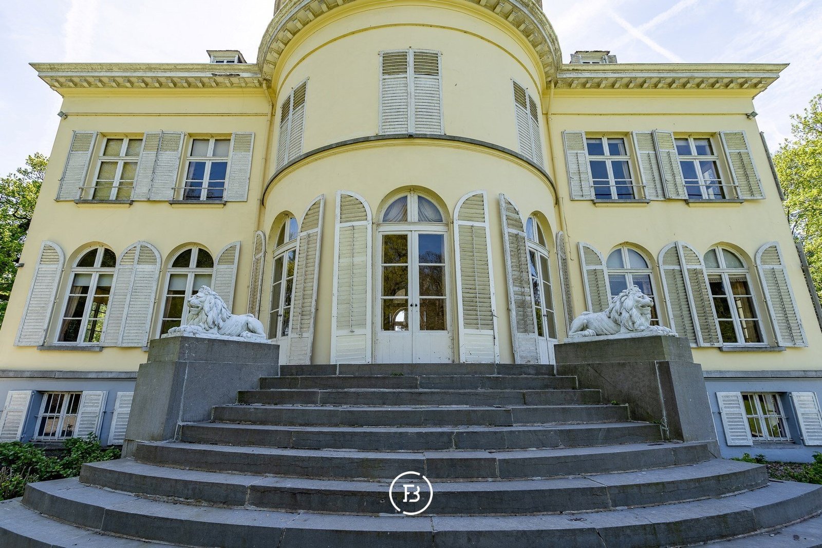 Castle Ortegat Castle in Waasmunster, Flanders, Belgium