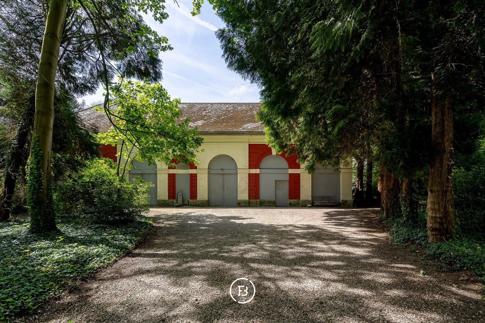 Castle Ortegat Castle in Waasmunster, Flanders, Belgium