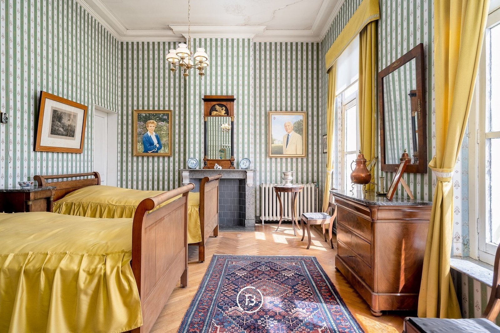 Castle Ortegat Castle in Waasmunster, Flanders, Belgium