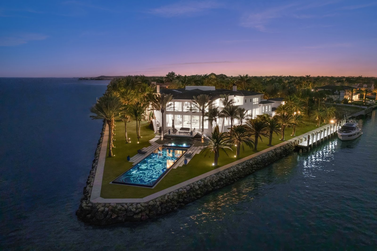 Architectural Marvel On Biscayne Bay Estate in Coral Gables, Florida, United States