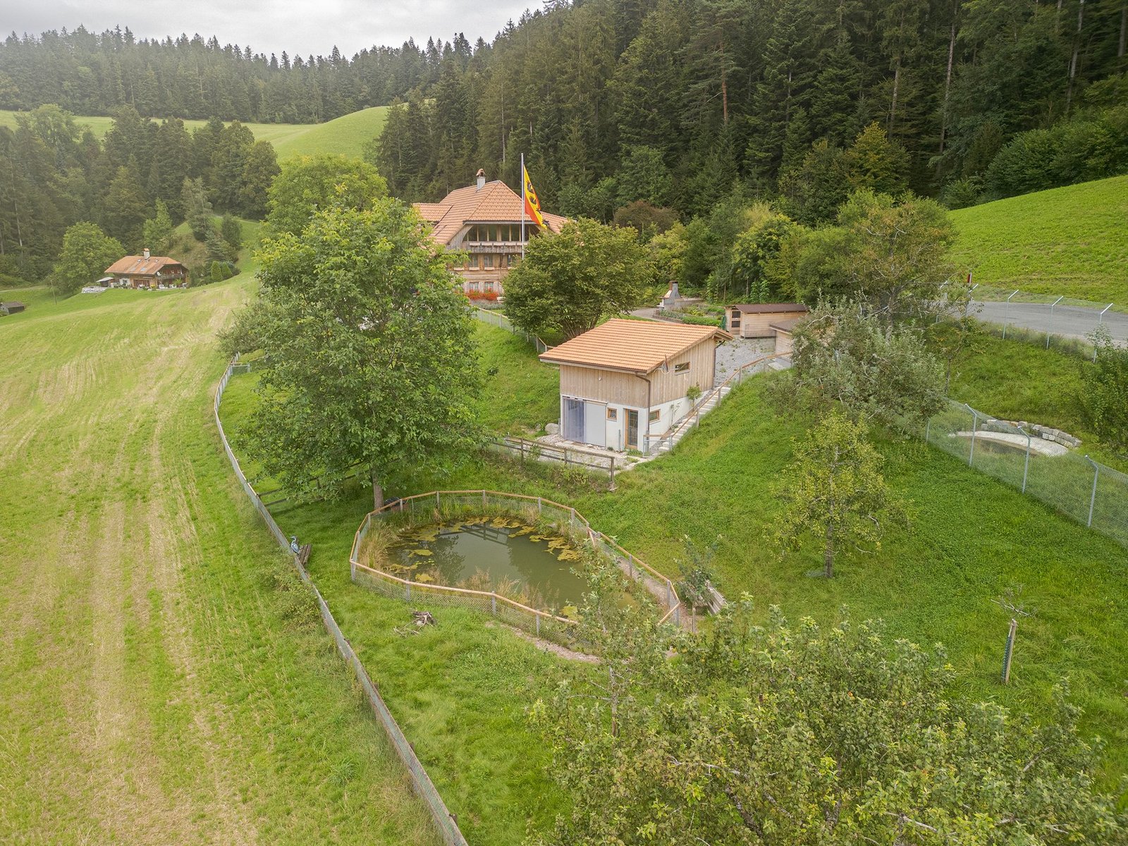 Farm Ranch in Lauperswil, Canton of Bern, Switzerland