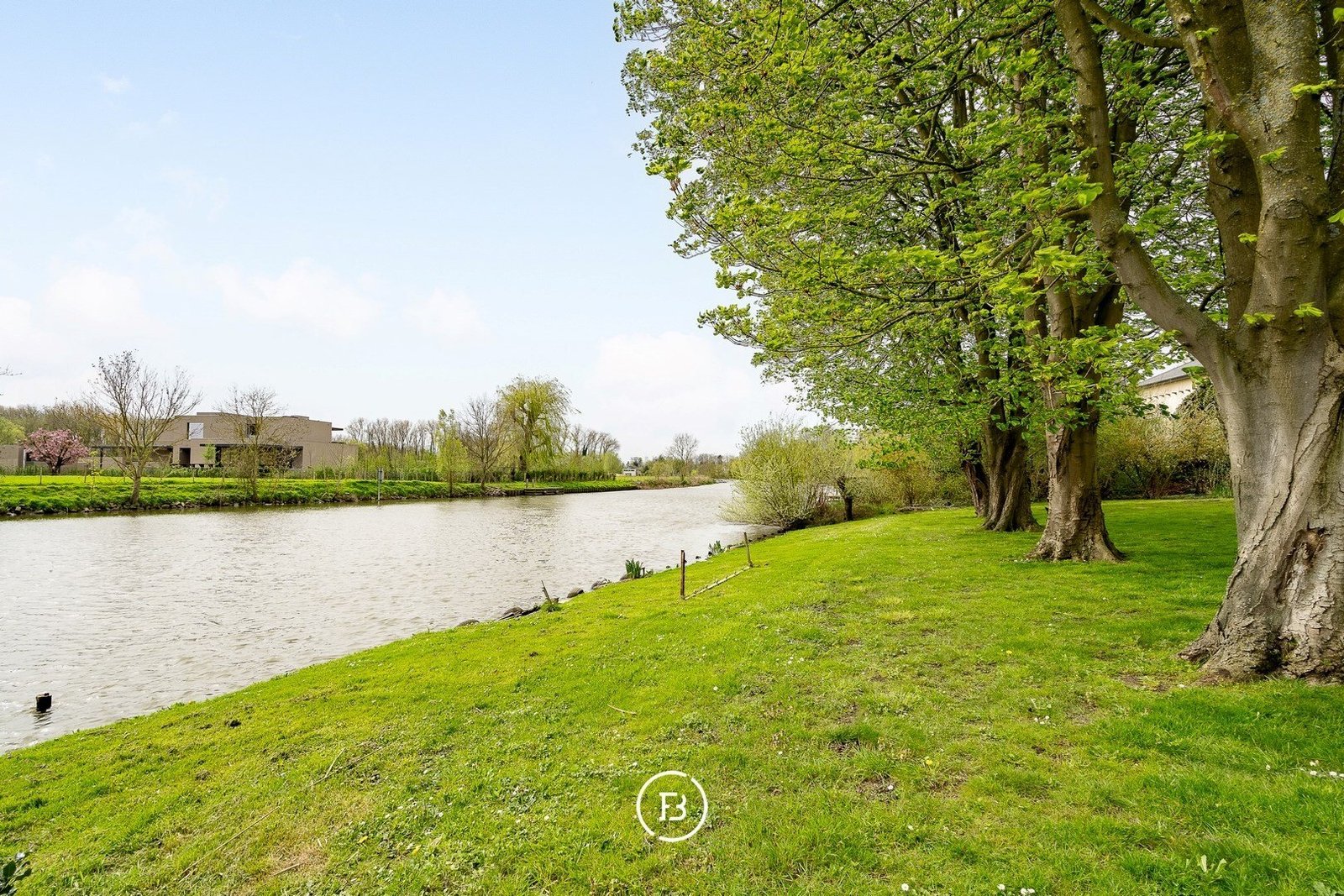 The Banks Of The River Lys Ghent, Flanders, Belgium