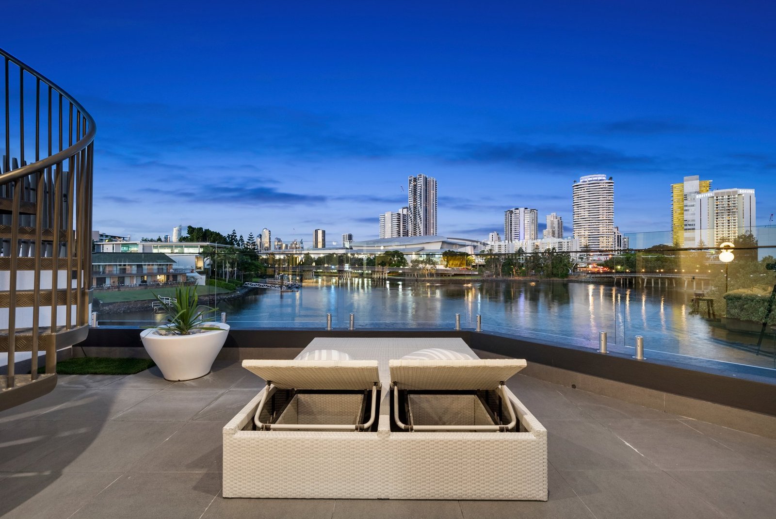 Exquisite Waterfront Living Architectural Masterpiece House in Broadbeach Waters, Queensland, Australia
