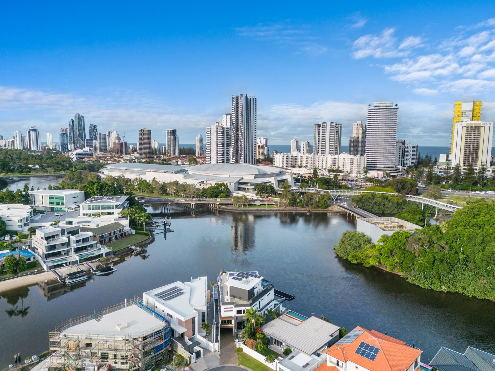 Exquisite Waterfront Living Architectural Masterpiece House in Broadbeach Waters, Queensland, Australia