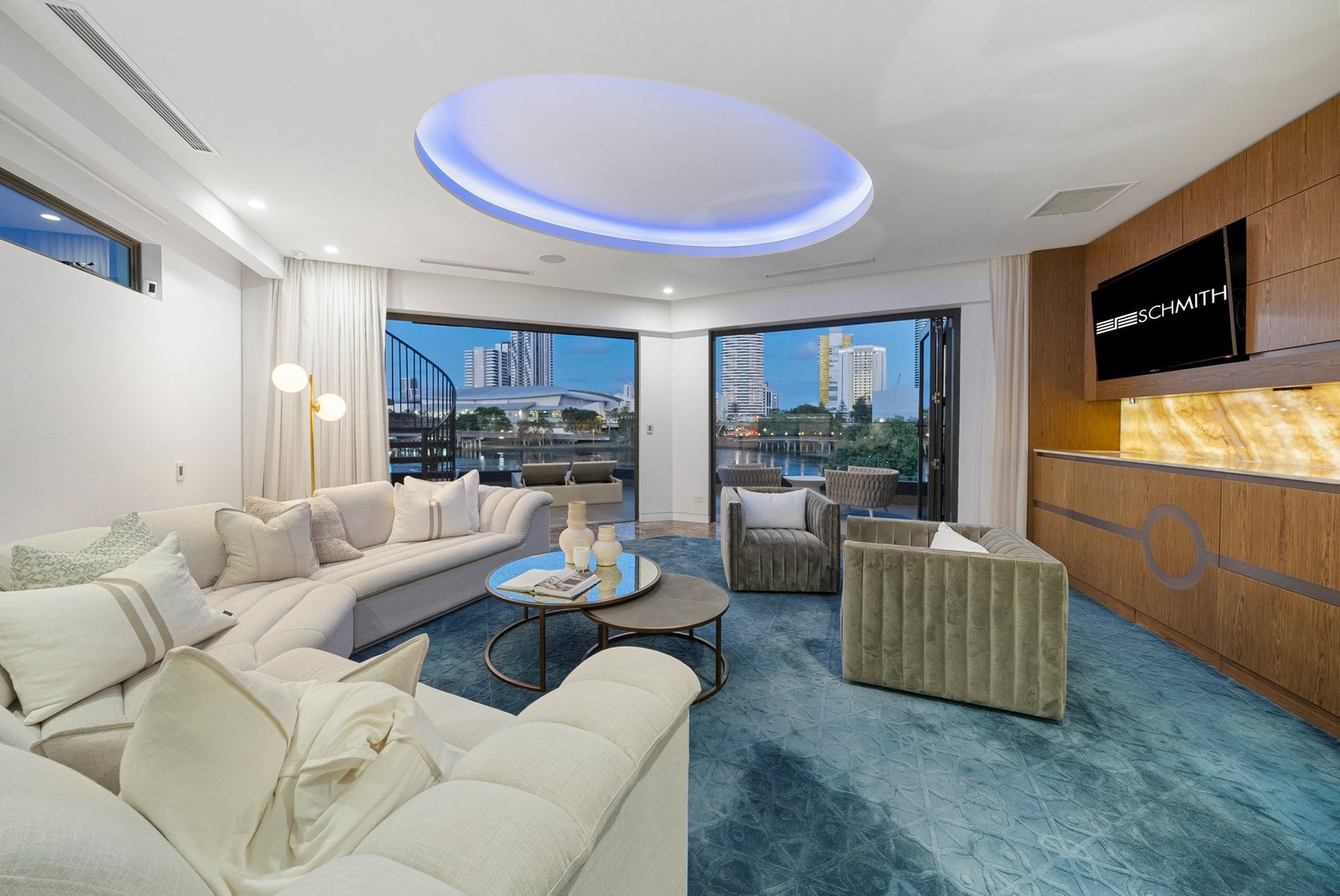 Exquisite Waterfront Living Architectural Masterpiece House in Broadbeach Waters, Queensland, Australia