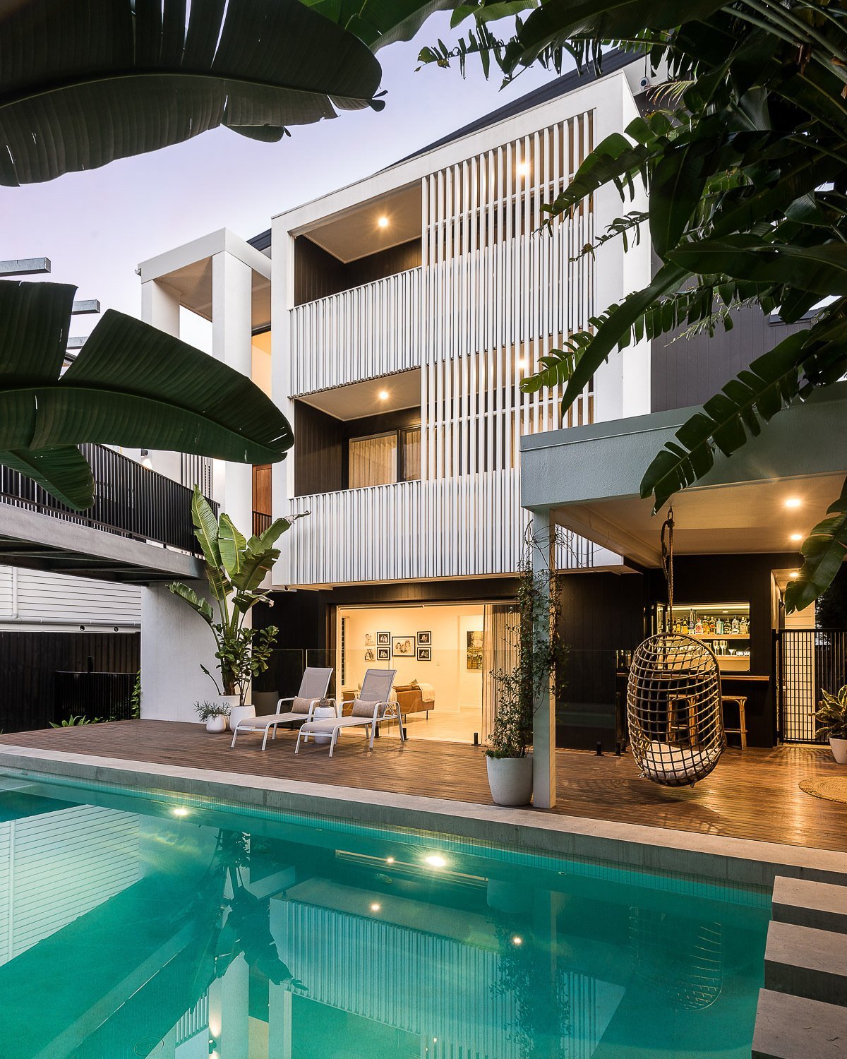 Newly Built Sanctuary Positioned Atop Hamilton Hill House in Hamilton, Queensland, Australia