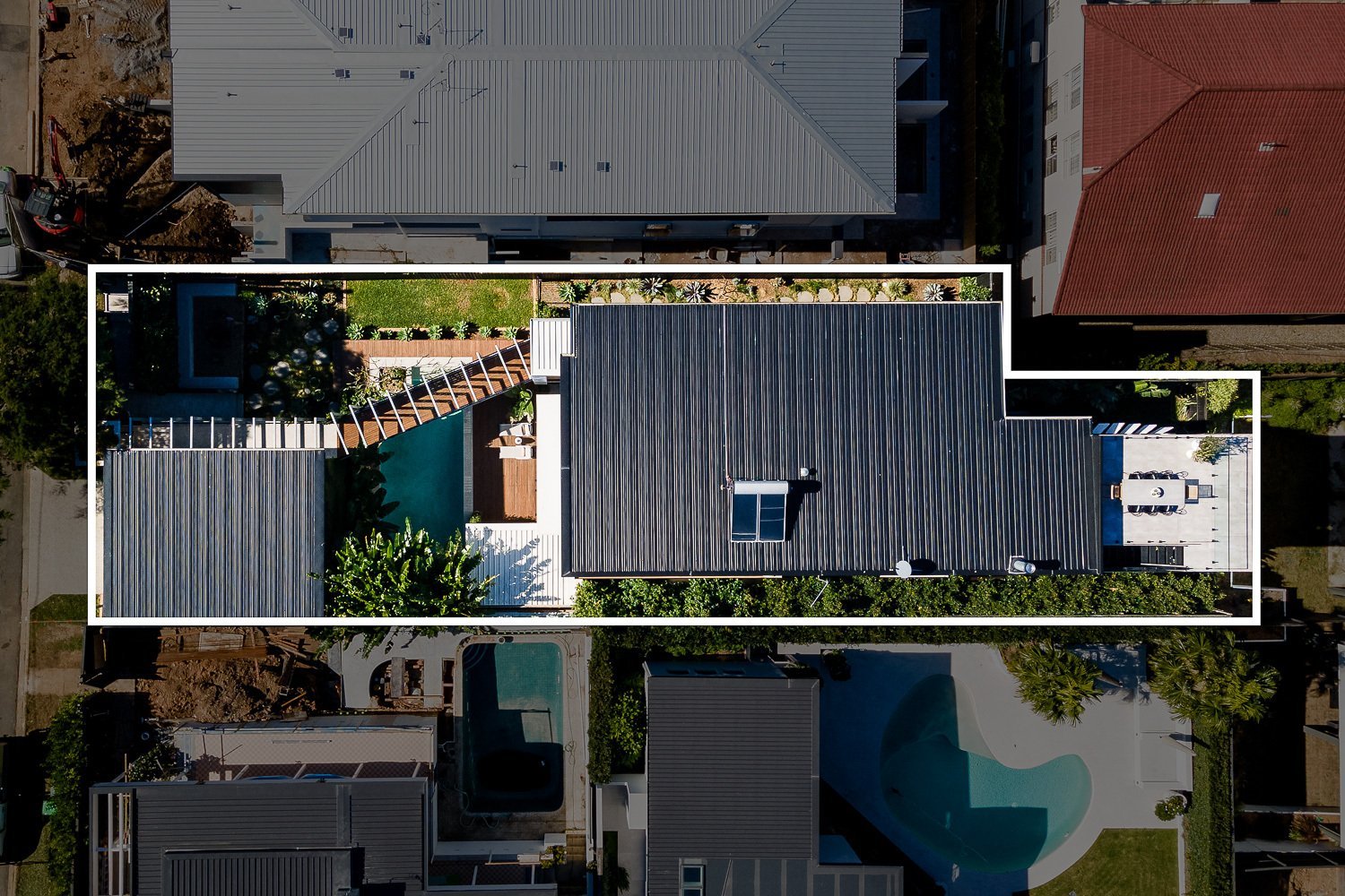Newly Built Sanctuary Positioned Atop Hamilton Hill House in Hamilton, Queensland, Australia