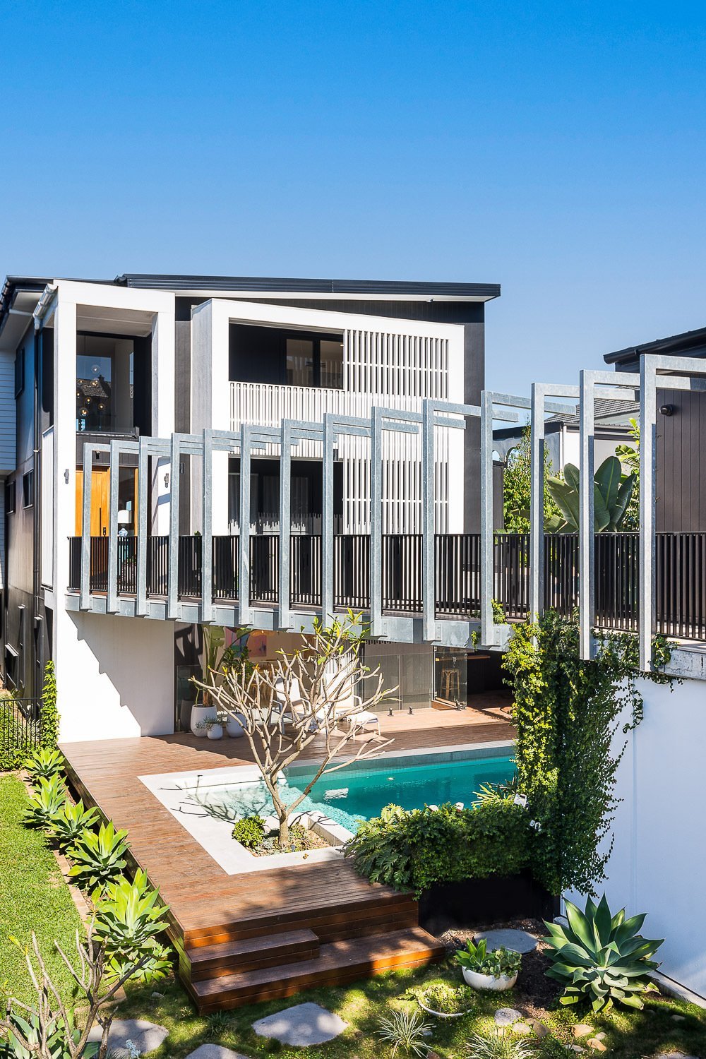 Newly Built Sanctuary Positioned Atop Hamilton Hill House in Hamilton, Queensland, Australia