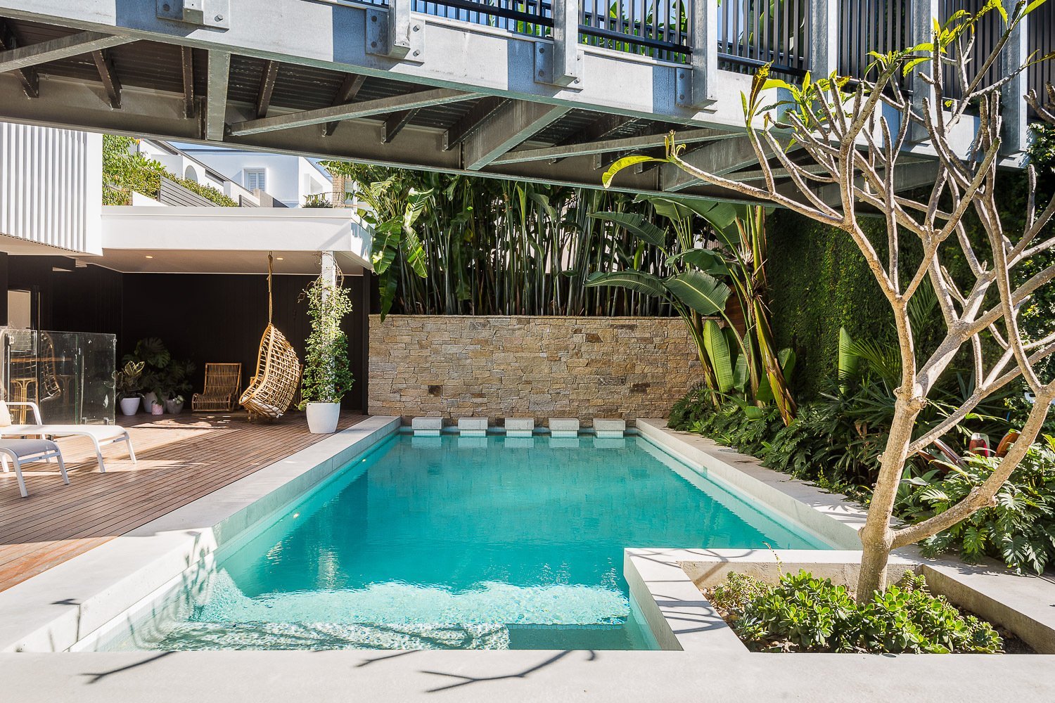 Newly Built Sanctuary Positioned Atop Hamilton Hill House in Hamilton, Queensland, Australia
