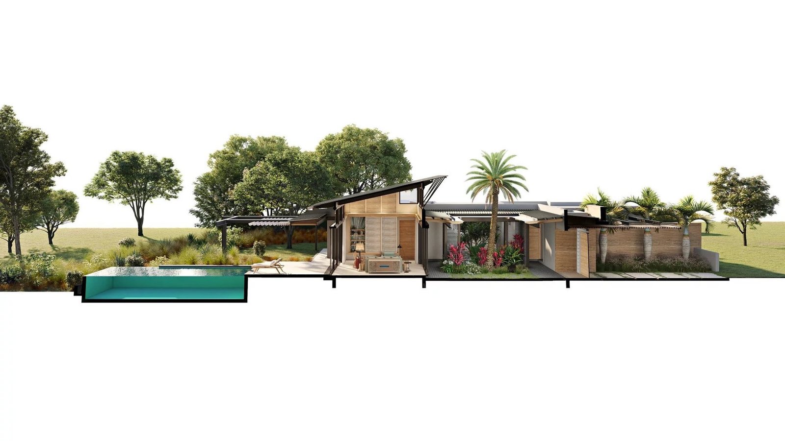 House in Le Morne, Rivière Noire District, Mauritius