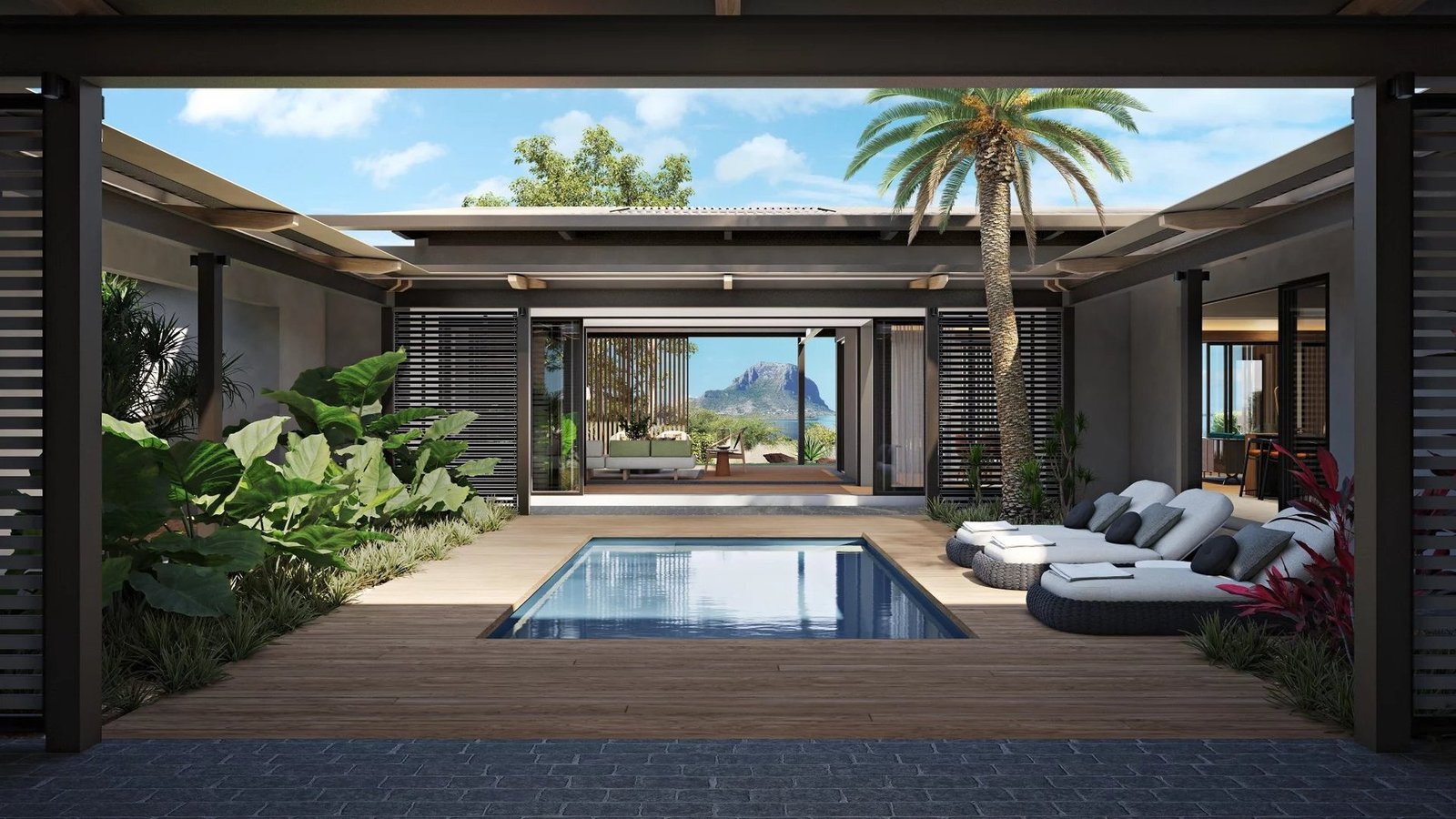 House in Le Morne, Rivière Noire District, Mauritius
