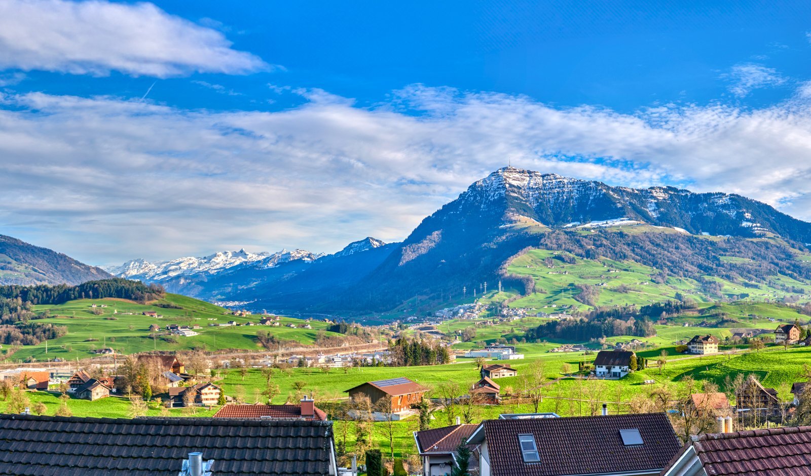Spacious Semi Detached House With Panoramic Views In Meierskappel Near Lucerne / Zug House in Meierskappel, Lucerne, Switzerland