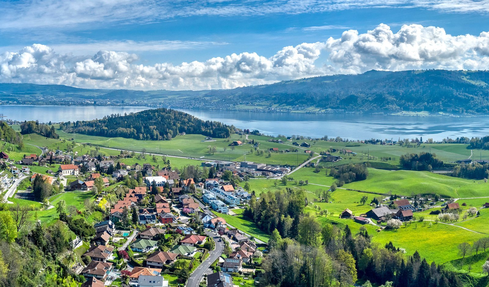 Spacious Semi Detached House With Panoramic Views In Meierskappel Near Lucerne / Zug House in Meierskappel, Lucerne, Switzerland