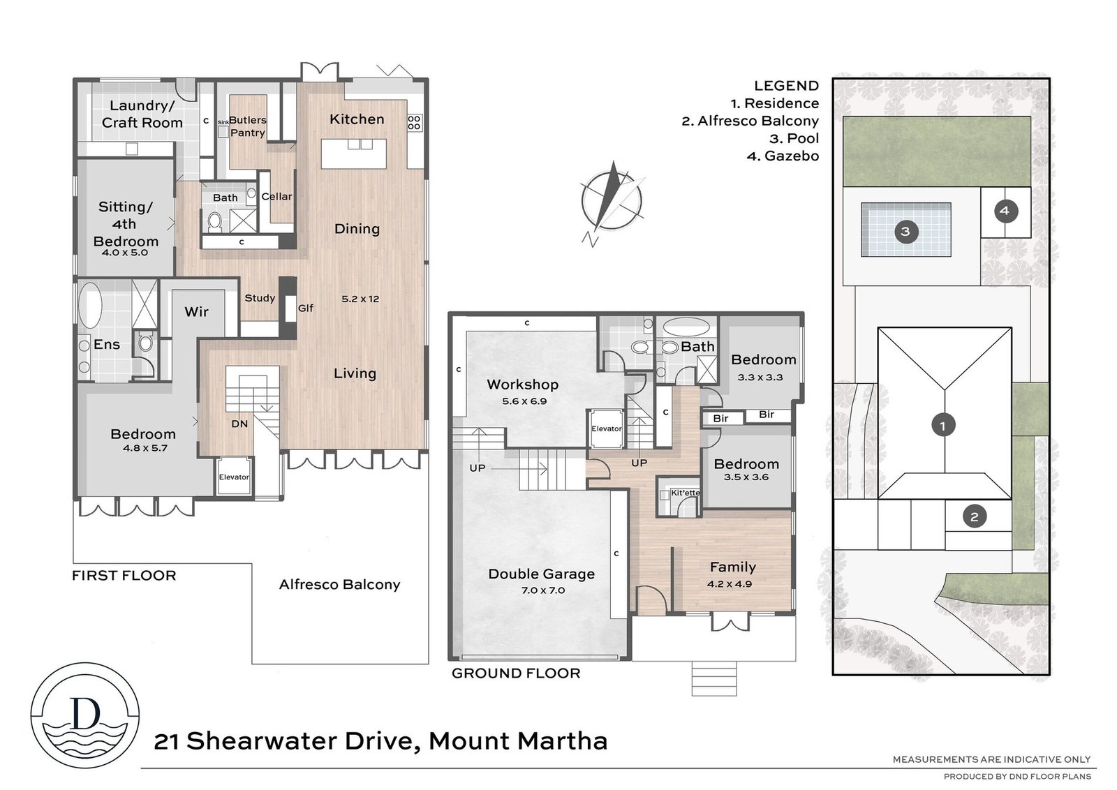 Belle Vista House in Mount Martha, Victoria, Australia