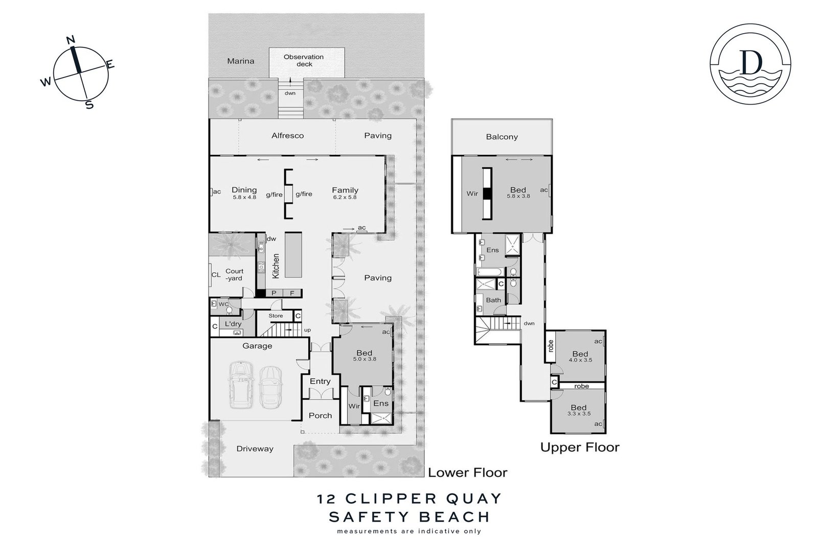 Waters Edge House in Safety Beach, Victoria, Australia