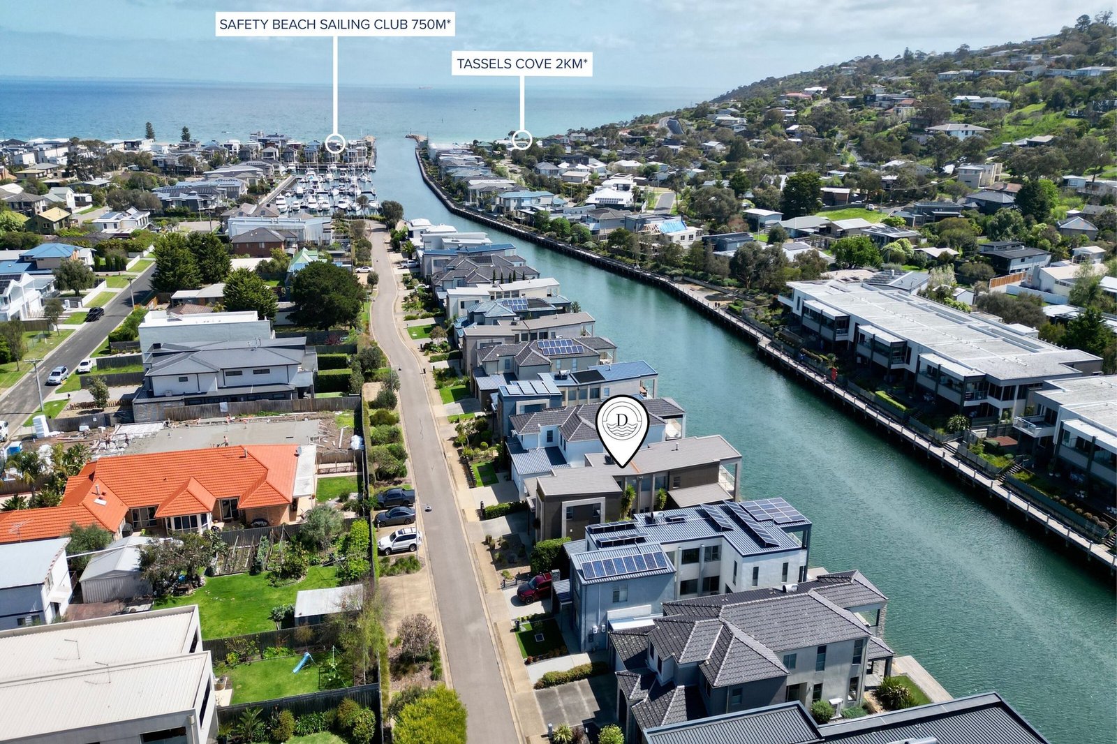Waters Edge House in Safety Beach, Victoria, Australia