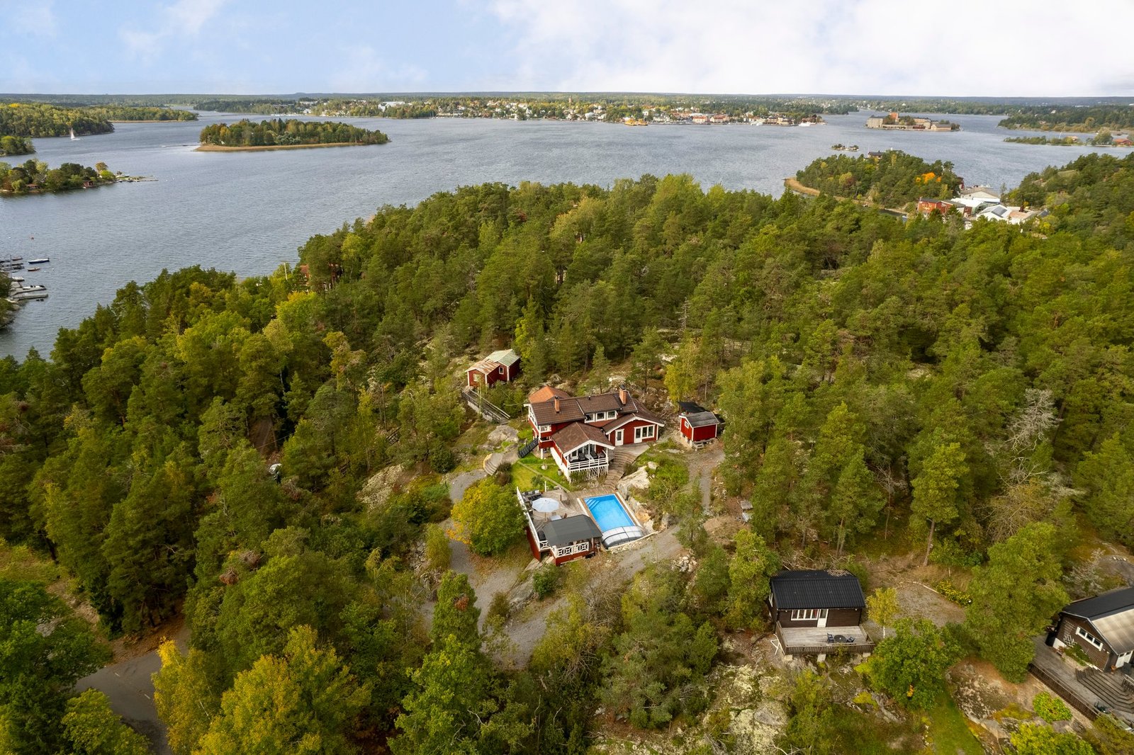 House in Tynningö, Stockholm County, Sweden