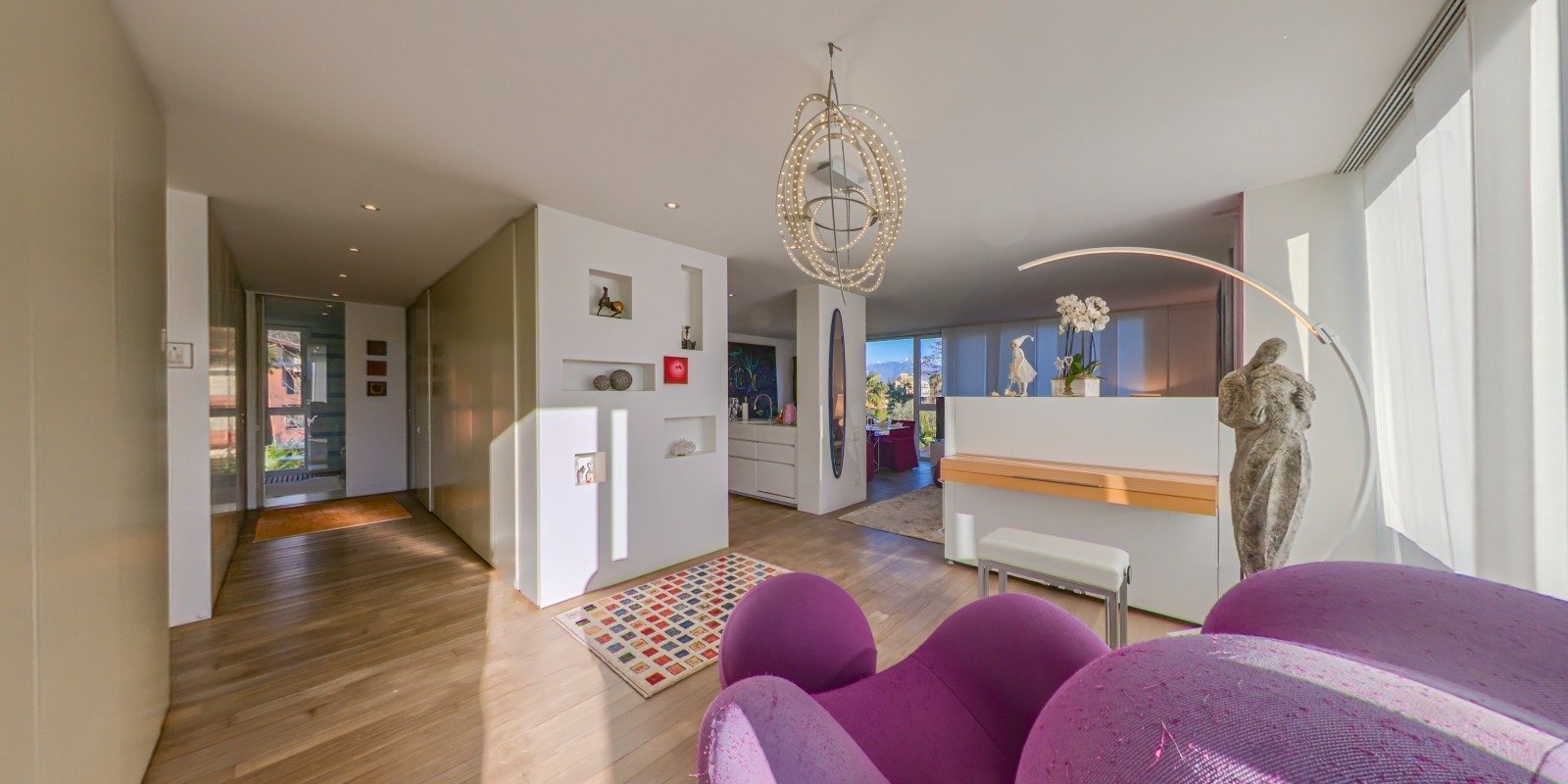 Luxurious 4 Bedroom Penthouse In The Heart Of Ascona Modern Style And Unforgettable Terrace Penthouse in Ascona, Ticino, Switzerland