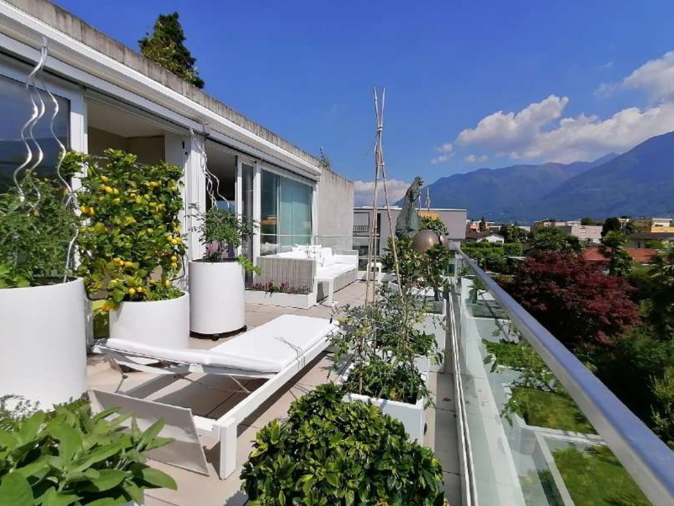 Luxurious 4 Bedroom Penthouse In The Heart Of Ascona Modern Style And Unforgettable Terrace Penthouse in Ascona, Ticino, Switzerland