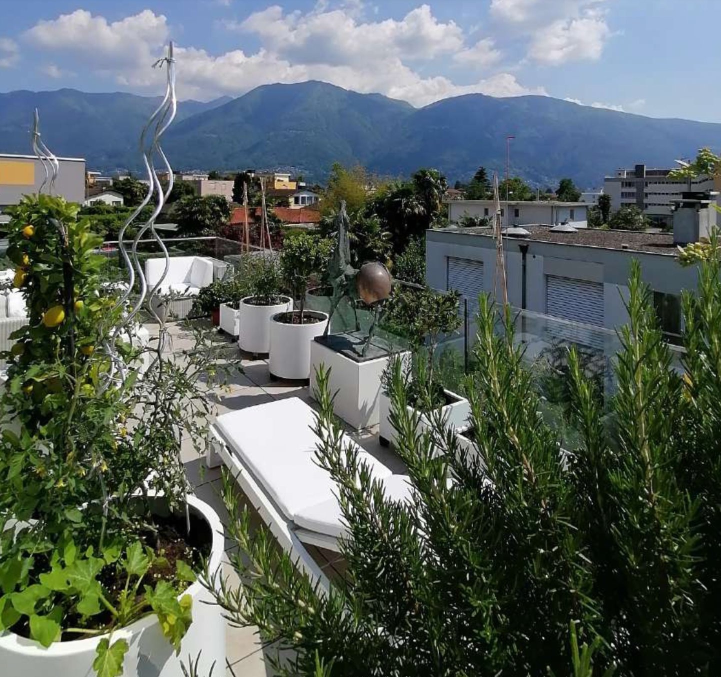 Luxurious 4 Bedroom Penthouse In The Heart Of Ascona Modern Style And Unforgettable Terrace Penthouse in Ascona, Ticino, Switzerland