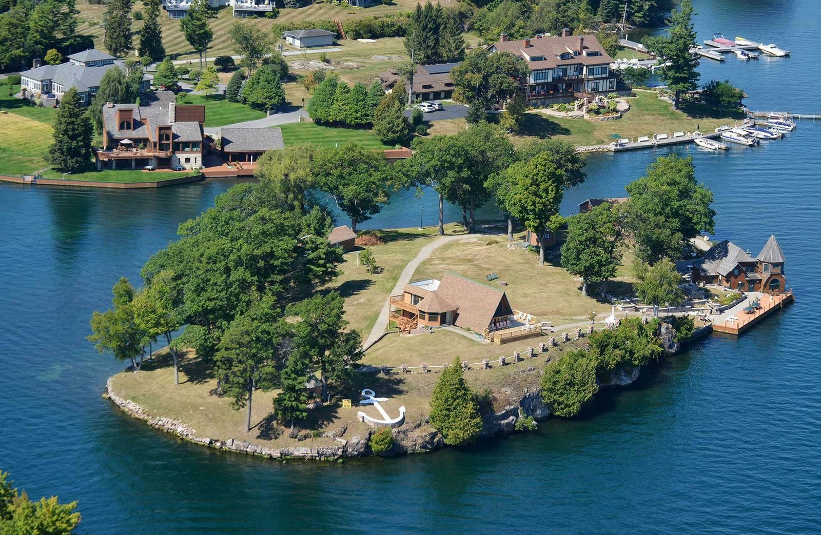 St. Elmo Island, Private Island In The Heart Of The 1000 Islands Private Island in Alexandria Bay, New York, United States