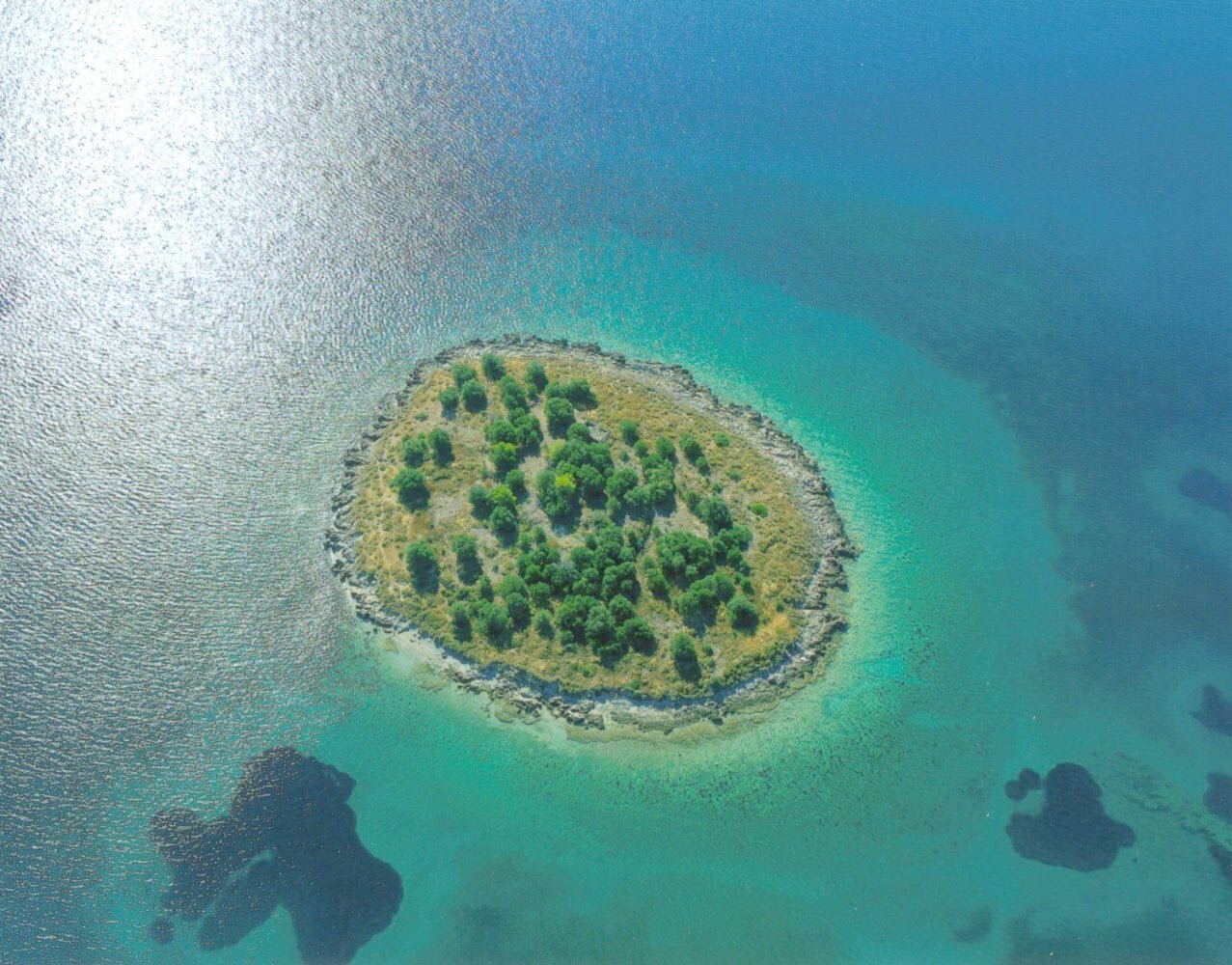St. Athanasios Island, Near Delphi Private Island in Itea, Greece