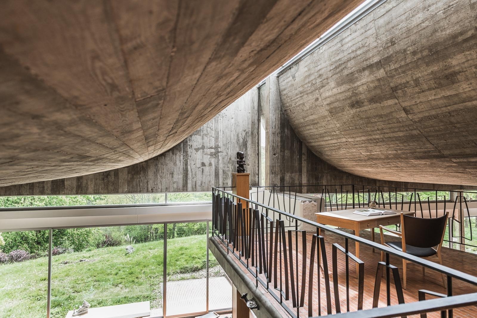Architectural Masterpiece By Claude Parent Near Paris Villa in Bois-le-Roi, Normandy, France