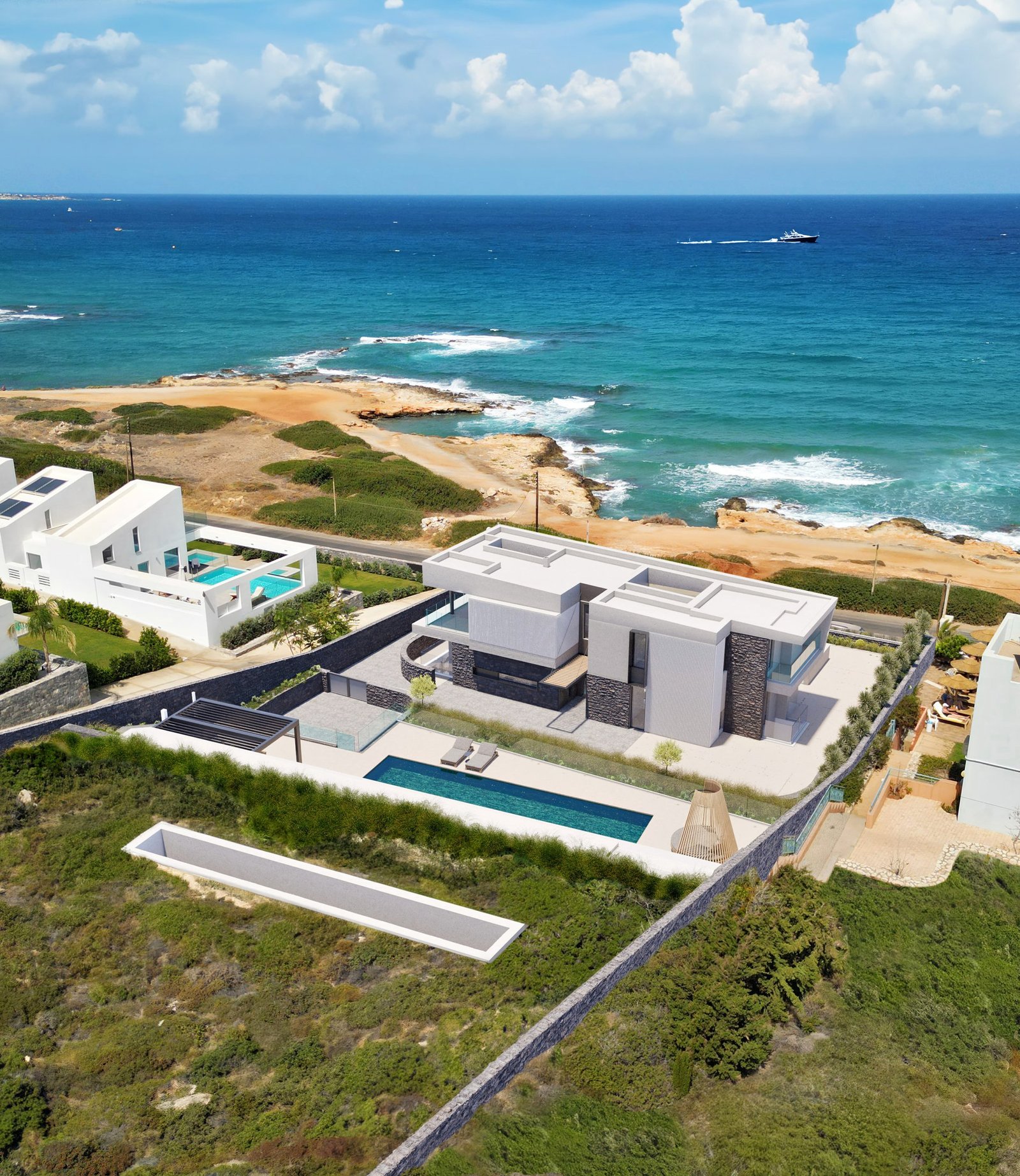 Beachfront High End Villas Complex Villa in Community of Chersonisos, Chersonisos Municipal Unit, Greece 1 - 15363865
