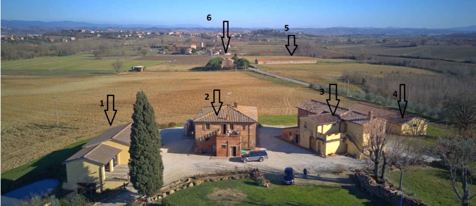 Complex Of 6 Properties In One Villa in Montepulciano, Tuscany, Italy 1 - 15536227