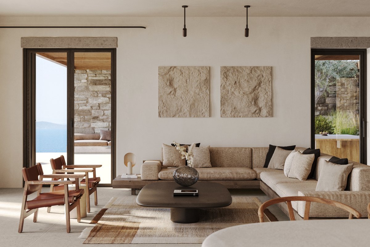 Cavéa Two Modern Cycladic Architecture With Aegean Views Villa in Mykonos Community, Aegean, Greece 1 - 16187801