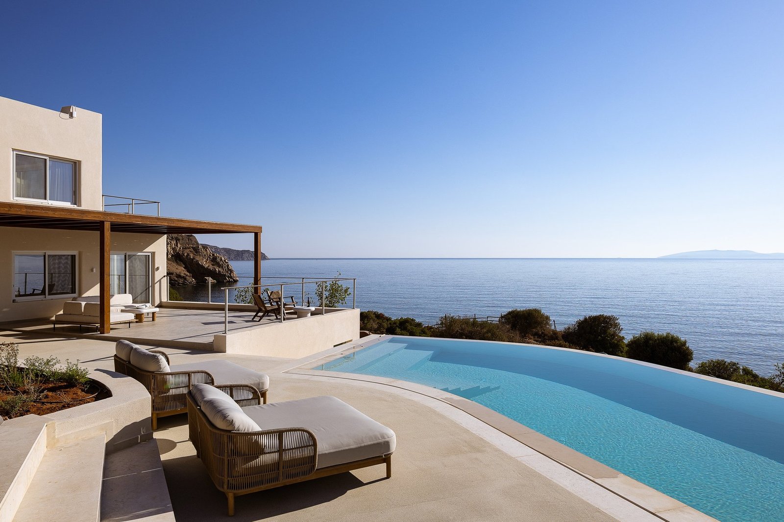 Solenya Luxurious Clifftop Retreat With Private Beach Villa in Oraiokastro Municipal Unit, Macedonia and Thrace, Greece 1 - 15357987