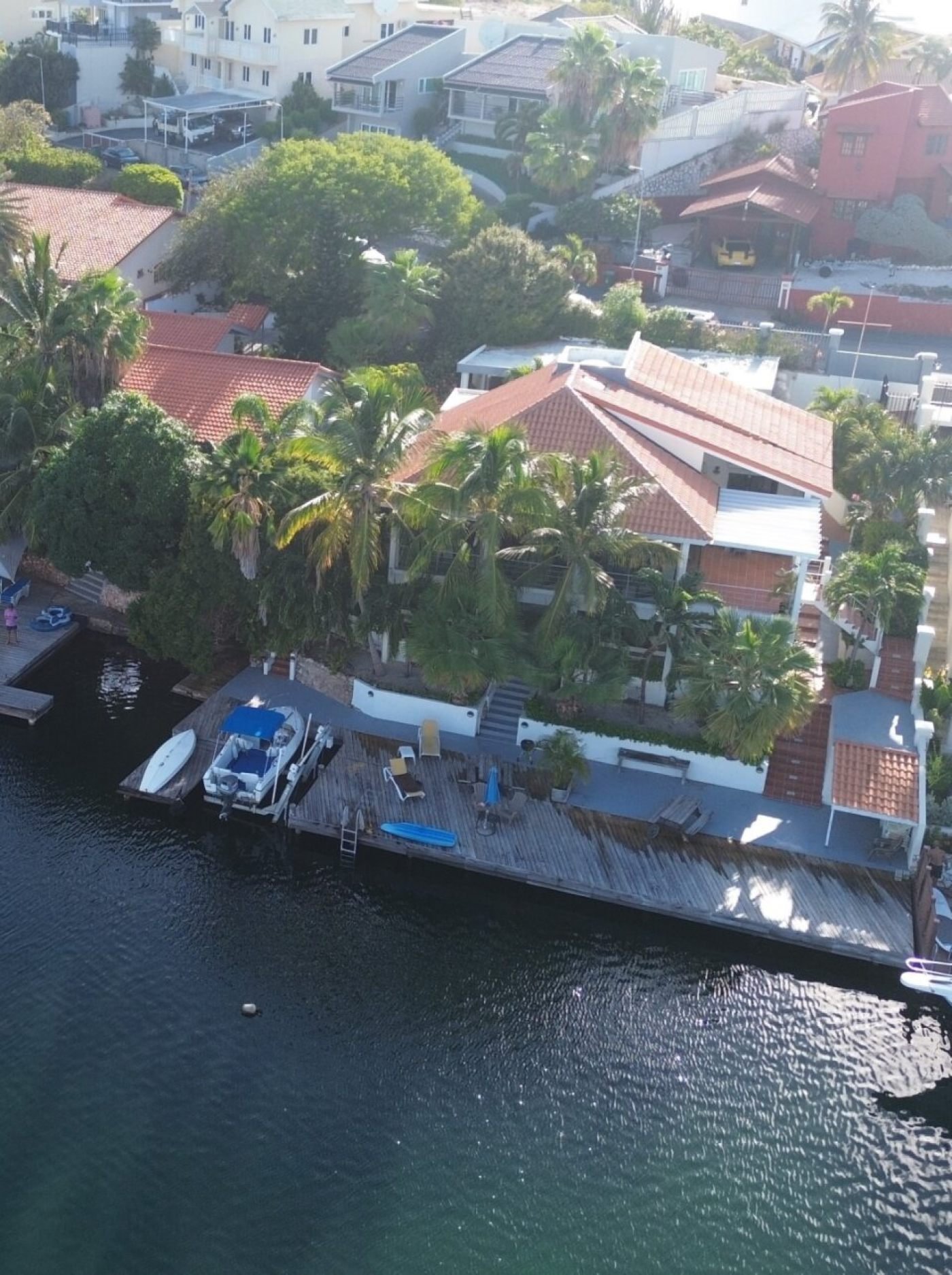 Jan Sofat Curacao Waterfront Villa For Sale With Jetty And Boat Lift Villa in Willemstad, Curaçao, Curaçao 1 - 14380416